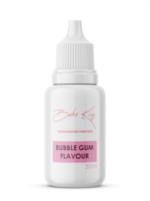 Bake King 30ml Bubble Gum Flavour Food Essence for Baking Cakes, Jams, Jelies, Cookies, Ice Creams, Shrebats and Cake Desserts Bubble Gum Liquid Food Essence(30 ml)