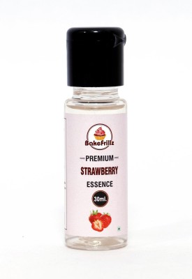 Bakefrillz Strawberry Food Flavour Essence Strawberry Liquid Food Essence(30 ml)