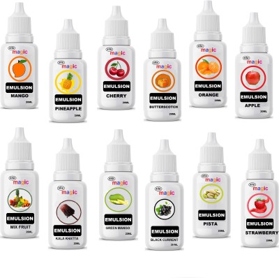 Xila Magic Set Of 12 Emulsions Apple Liquid Food Essence(240 ml)