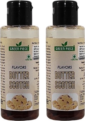 GREEN PIECE Butter Scotch Flavor food Essence.(30gm x2)(Pack of 2) Butterscotch Liquid Food Essence(60 ml)