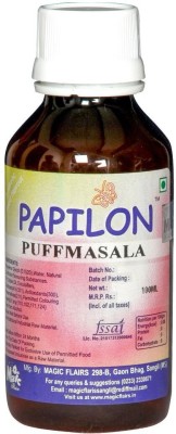 PAPILON CONCENTRATED FOOD FLAVOUR PUFFMASALA 100ML Garlic Liquid Food Essence(100 ml)