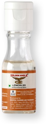 Golden Eagle Lemon Food Essence Flavor Pack of 10(20ml Each)for Cakes,Cookies & Ice-Cream Lemon Liquid Food Essence(200 ml)