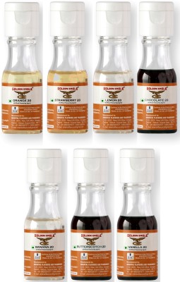 Golden Eagle Combo Of Food Essence 7 Different Flavours For Cake Baking, 20ml Each Mixed Fruit Liquid Food Essence(140 ml)