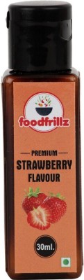 foodfrillz Strawberry essence for baking cake 30 ml, Essence for cakes, cookies, ice creams, sweets Strawberry Liquid Food Essence(30 ml)