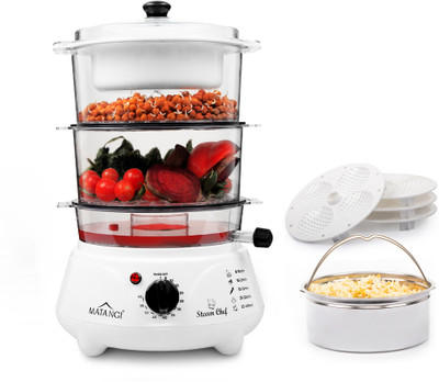 Matangi Steam Cooker Food Steamer(White)