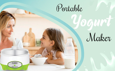 OXERPRO TESTY YOGURT Portable Yogurt Making Machine Yogurt Maker(Multicolor, Green, White) deal from flipkart