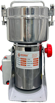 gorek technologies 2000W Masala/Spices Grinder Machine with Capacity 500g 500 W Food Processor(Silver)