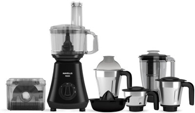 HAVELLS Foodo 750 Watt Food Processor (Black) 750 W Food Processor(Black)