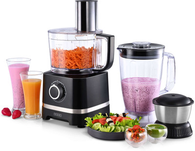 USHA I CHEF FOOD PROCESSOR 800 W Food Processor(Black)