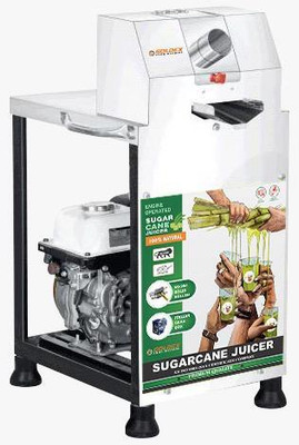 TECHNOMIZE MAHASHAKTI ENGINE OPERATED SUGARCANE JUICER MACHINE 220 W Food Processor(Silver, SS)