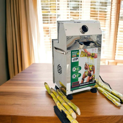 ADMIN INDUSTRIES SUGARCANE MACHINE 400 W Food Processor(Silver)
