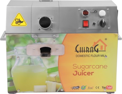 chirag SUGARCANE JUICER MACHINES 400 W Food Processor(Silver)