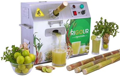 Rigour Commercial Sugarcane Juicer Machine 400 W Food Processor(Silver)