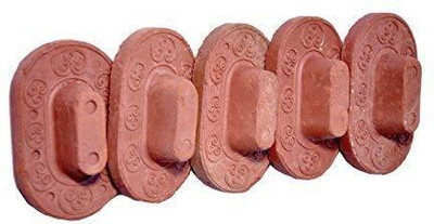 QWGPT pack of 5 pcs padicure foot scrubber stone(Brown)
