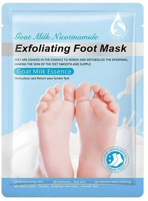 Goting Goat Milk Foot Peel Mask – Exfoliating & Hydrating Mask for Dry, Cracked Heels