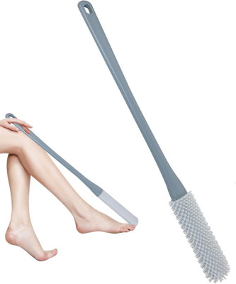 INFINITE HOME Long Handled Toe Cleaning Brush, Deep Exfoliating for Seniors, Men and Women