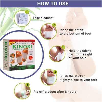 MAITRI ENTERPRISE Premium Quality Cleansing Foot Patch Toxin Remover(1 Pkt-10 Pads) M109