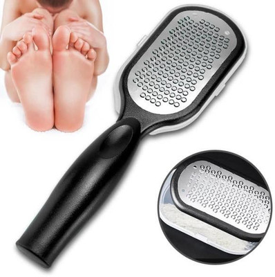 Shoefwinkl Scheibe Metal Colossa Pedicure Rasp Foot File Callus Remover Tool - Black