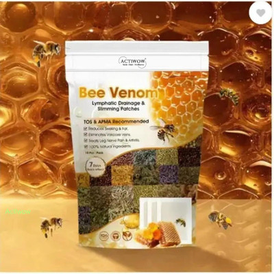 Actiwow Bee Venom Foot Patches for Inner Strength and Cleanse