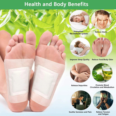 MAITRI ENTERPRISE Premium Quality Cleansing Detox Foot Patch Toxin Remover(1 Pkt-10 Pads) M129