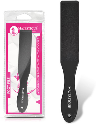 MAJESTIQUE Foot File Callus for Filer Dead Skin Removal, Scraper Double-Sided -Multicolor