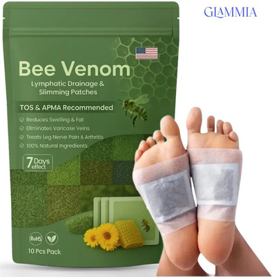 GLAMMIA Detox Foot Patch Vestige | For Detox Night Recovery Herbal Therapy Care