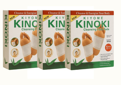 KIYOME KINOKI Adhesive Sheets For Removing Impurities,Relieve Stress Improve Sleep,Foot Pads(180 g)