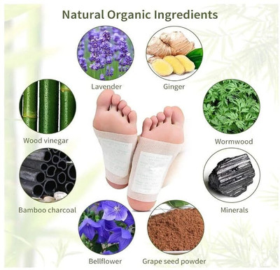 NIMYANK Premium Quality Cleansing Detox Foot Patch Toxin Remover(2 Pkt-10 Pads) N161