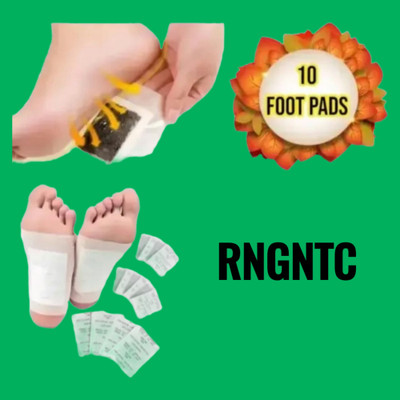 RNGNTC WW Body Cleanse Foot Stress,Pain and Constipation Relief-Relaxing Foot(Patch-10)