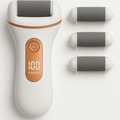 Miggon Bloom Rechargeable Callus Remover | Electric Foot File for Dead Skin