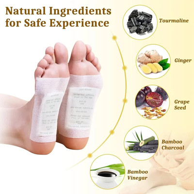 NIMYANK Premium Quality Cleansing Detox Foot Patch Toxin Remover(2 Pkt-10 Pads) N125