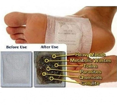 ND BROTHERS Premium Quality Cleansing Detox Foot Patch Toxin Remover(2 Pkt-10 Pads) ND147