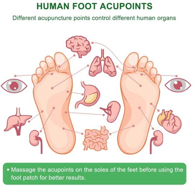 FlyTouch Bamboo Foot Pads with Adhesive Sheets for Daily Use and Foot Cleanliness(100 g)