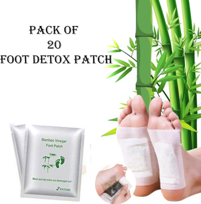 CITYCART Body Cleanse Foot Pads-Stress,Detox Foot Pad, Organic Foot Patches, pack of 20