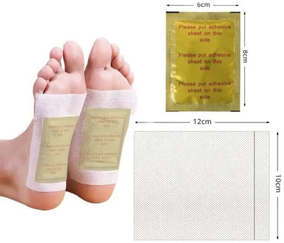 NIMYANK Premium Quality Cleansing Detox Foot Patch Toxin Remover(2 Pkt-10 Pads) N183