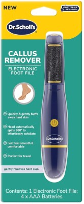 Dr. Scholl's Callus Remover Electronic Foot File, Electric Hard Skin Removal for Feet