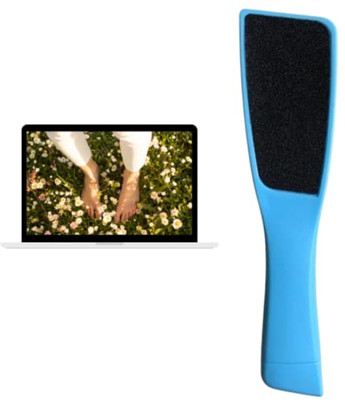 feelhigh Cuticle file Dead skin remove Foot Scarper Callus Remover -Filer19 Blue