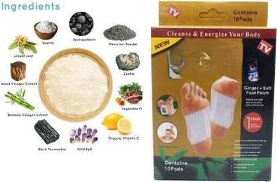 WAIRIT Cleansing Foot Patches 20 Adhesive Pads Kit Natural Unwanted Toxins W849 Plaster & Patch(2 x 9.06 Patches)