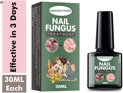 INDIANA HUDA Nail fungus treatment solution 30ml with Antifungal Potency(30 ml)