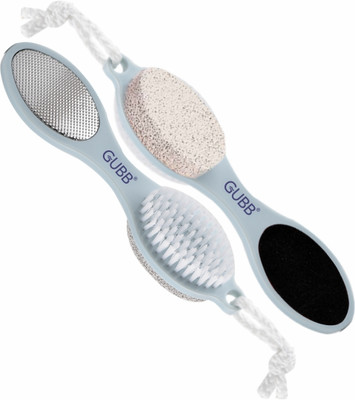 GUBB Multipurpose 4 in 1 Pedicure Exfoliator Tool with Foot Scrubber