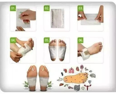ND BROTHERS Premium Quality Cleansing Detox Foot Patch Toxin Remover(2 Pkt-10 Pads) ND34