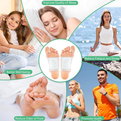 PRATYANG Body and Foot Patch Pads Toxins Stress Relief Organic Natural ingredients P185(2 g)