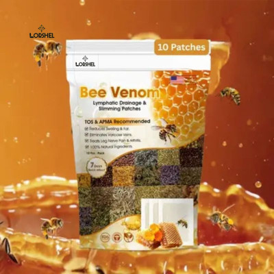 LORSHEL Bee venom foot patches purify cells and aid nightly recovery