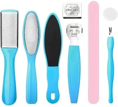 MEHILE Pedicure Tool Kit Ladies Portable Manicure Machine Foot Care 8 in 1