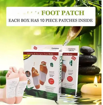 DN BROTHERS Premium Quality Cleansing Foot Patch Toxin Remover(2Pkt-20 Pads) D 525