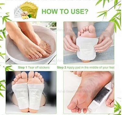ND BROTHERS Premium Quality Cleansing Foot Patch Toxin Remover(2 Pkt-10 Pads) ND107