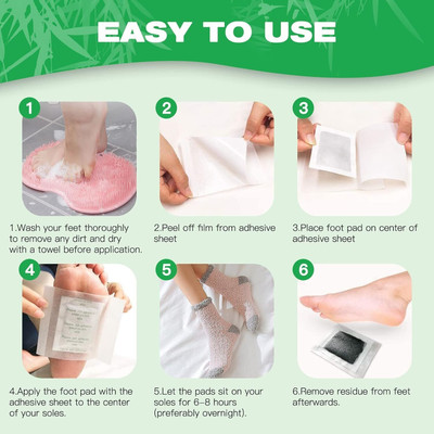 MAITRI ENTERPRISE Cleansing Detox Foot Patch Premium Quality Toxin Remover(2Pkt-20 Pads) M44