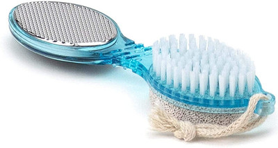 ShilpoKuthi Multipurpose 4 in 1 Pedicure Exfoliator Tool with Foot Scrubber Pack of 4