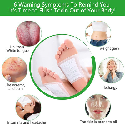NIMYANK Premium Quality Cleansing Detox Foot Patch Toxin Remover(2 Pkt-10 Pads) N41