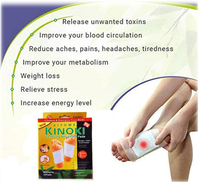 MAITRI ENTERPRISE Premium Quality Cleansing Detox Foot Patch Toxin Remover(1 Pkt-10 Pads) M155